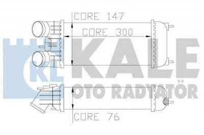 KALE OTO RADYATOR 344600 -  Интеркулер